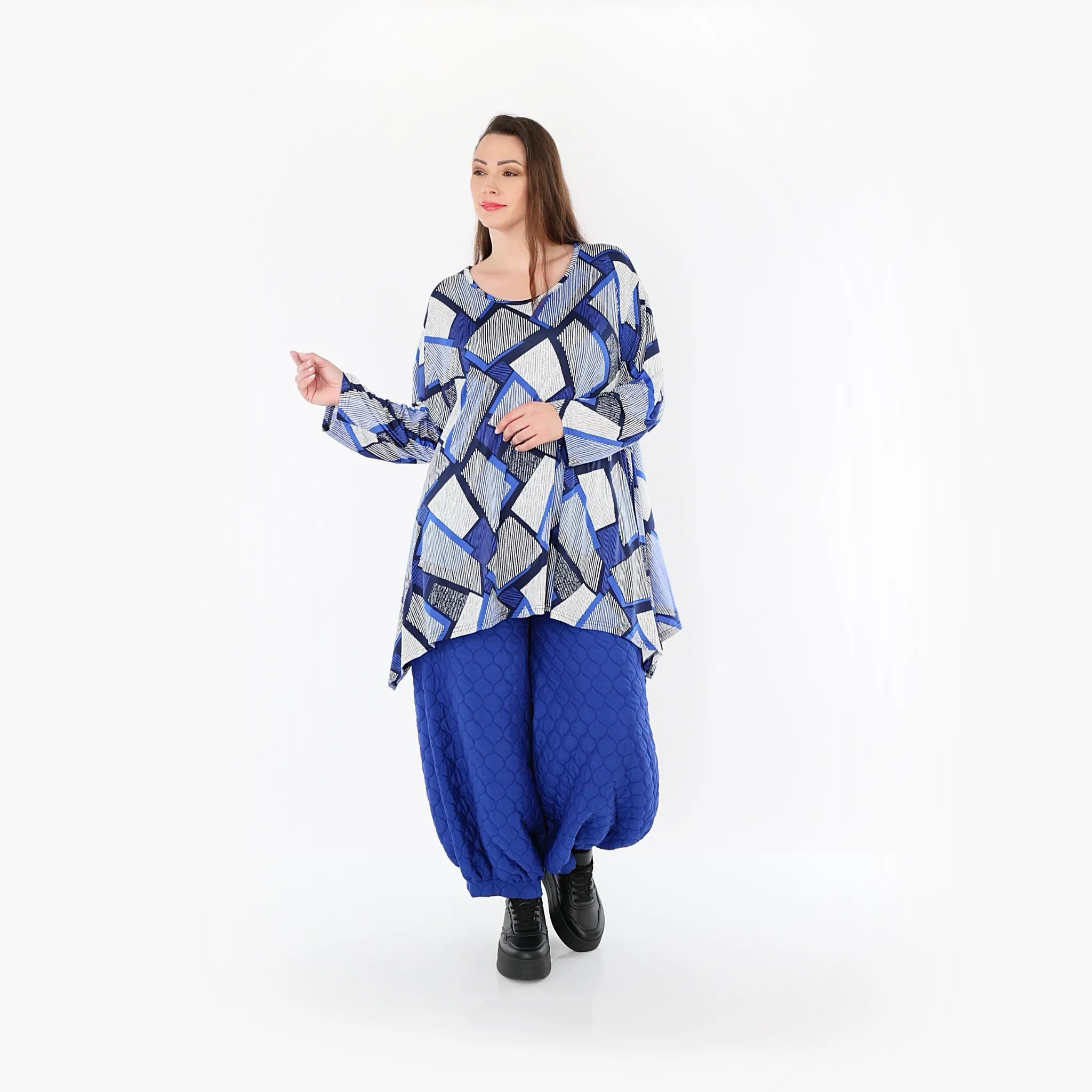 AKH Fashion Hose 8067 Cloudy, Royalblau