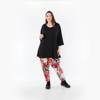 AKH Fashion Hose 6813 Whisper, Rot/Weiß/Schwarz