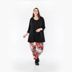 AKH Fashion Hose 6813 Whisper, Rot/Weiß/Schwarz