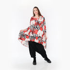 AKH Fashion Shirt 6837 Whisper, Rot/Weiß/Schwarz