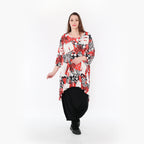 AKH Fashion Shirt 6837 Whisper, Rot/Weiß/Schwarz