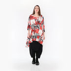 AKH Fashion Shirt 6837 Whisper, Rot/Weiß/Schwarz