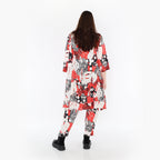 AKH Fashion Jacke 6970 Whisper, Rot/Weiß/Schwarz
