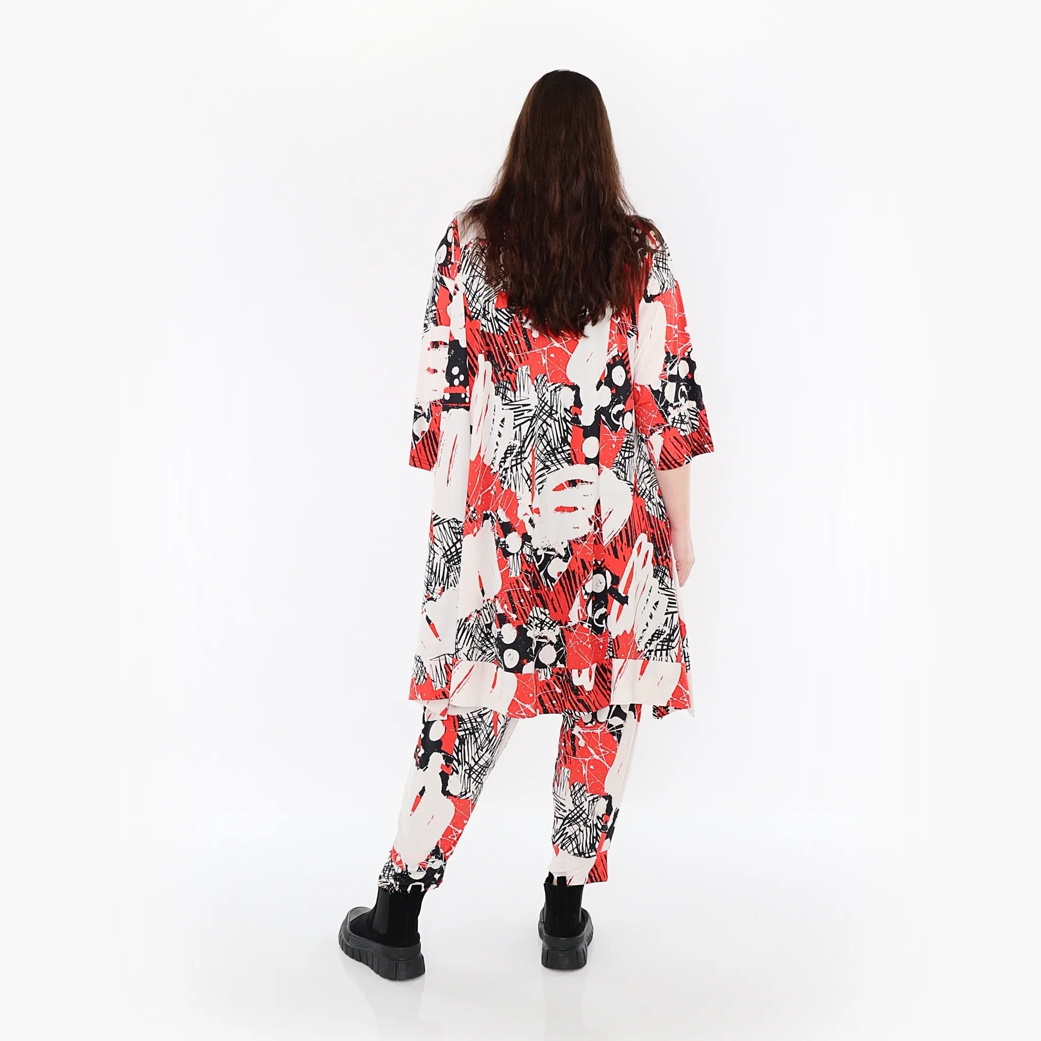 AKH Fashion Jacke 6970 Whisper, Rot/Weiß/Schwarz