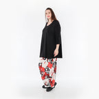 AKH Fashion Hose 8069 Whisper, Rot/Weiß/Schwarz