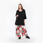 AKH Fashion Hose 8069 Whisper, Rot/Weiß/Schwarz