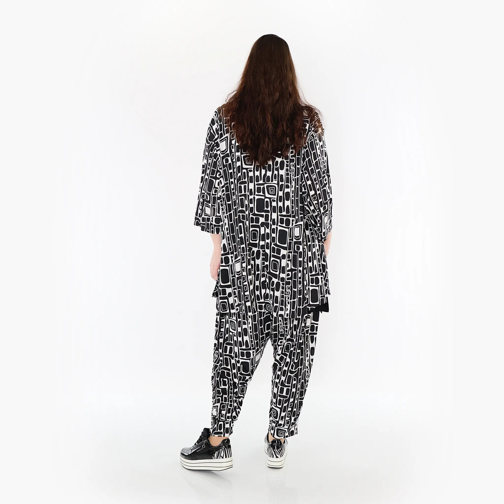 AKH Fashion Shirt 1892 Midnight, Schwarz/Weiß