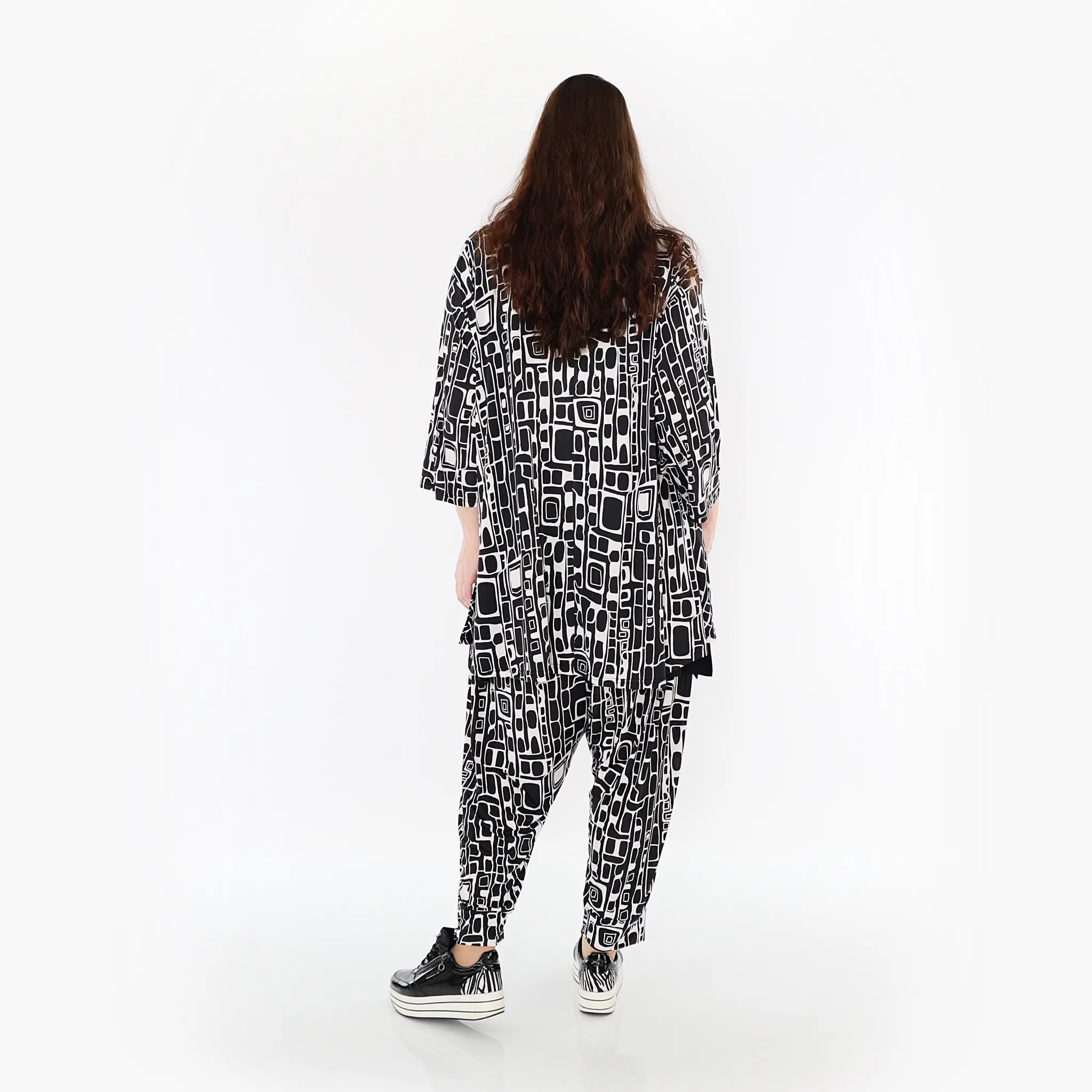 AKH Fashion Shirt 1892 Midnight, Schwarz/Weiß