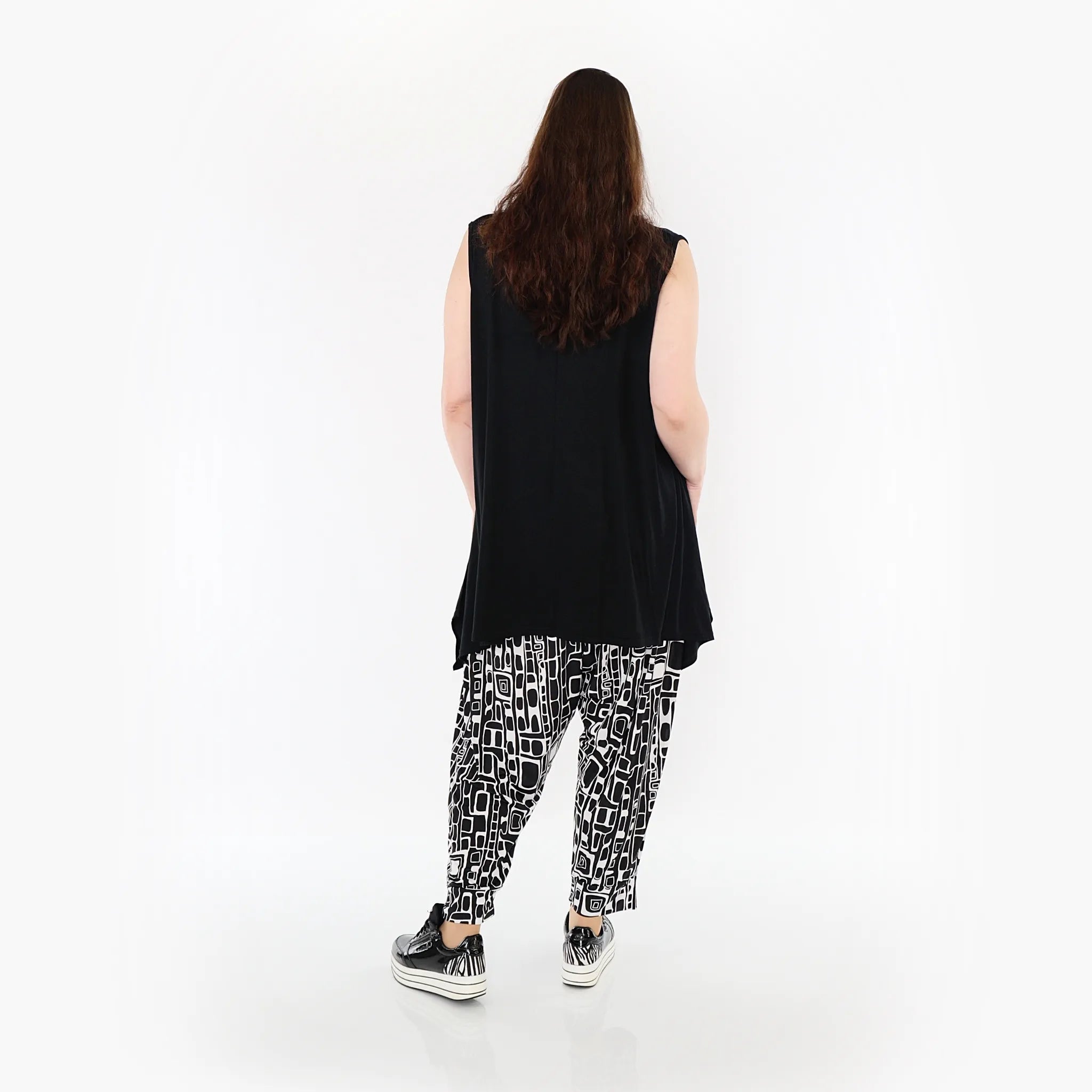AKH Fashion Hose 6813 Midnight, Schwarz/Weiß
