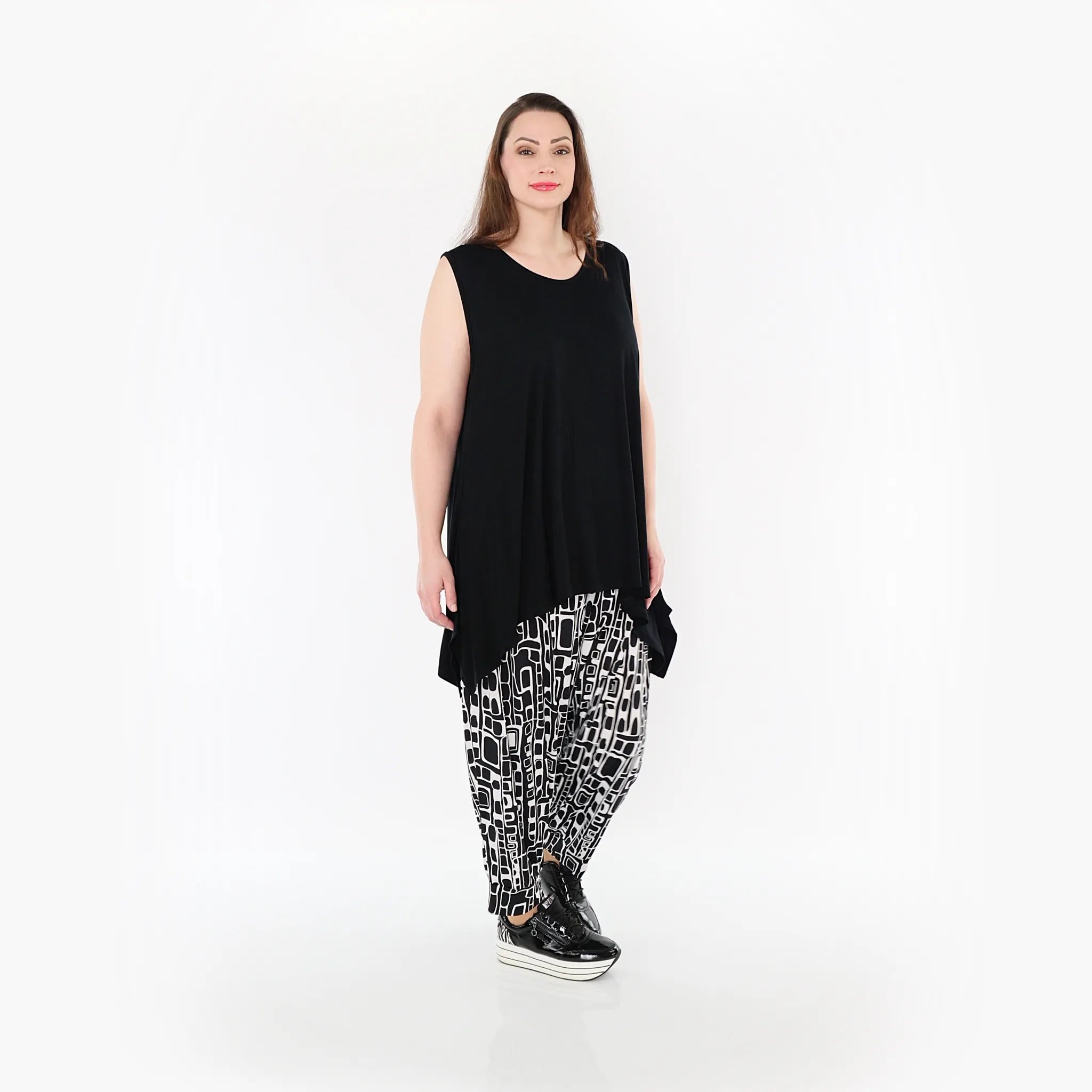 AKH Fashion Hose 6813 Midnight, Schwarz/Weiß