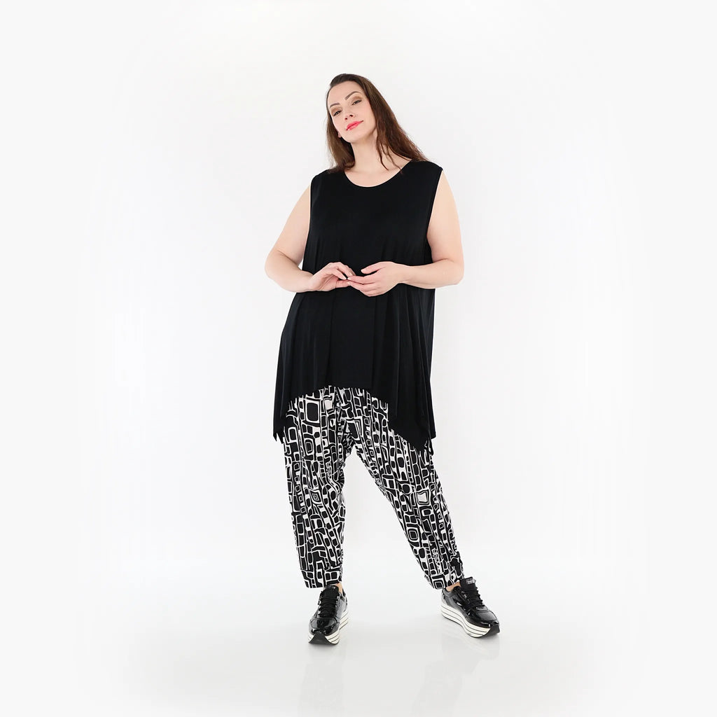 AKH Fashion Hose 6813 Midnight, Schwarz/Weiß