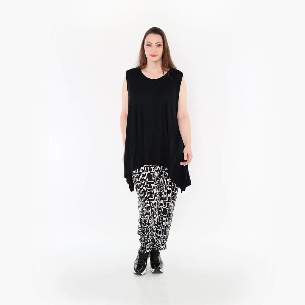 AKH Fashion Hose 6813 Midnight, Schwarz/Weiß