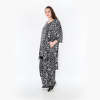 AKH Fashion Shirt 6837 Midnight, Schwarz/Weiß