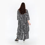 AKH Fashion Shirt 6837 Midnight, Schwarz/Weiß
