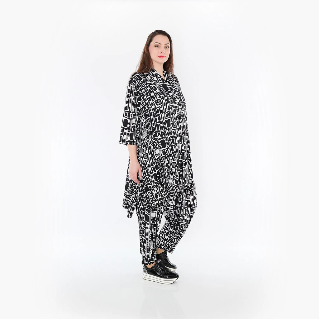 AKH Fashion Jacke 6970 Midnight, Schwarz/Weiß