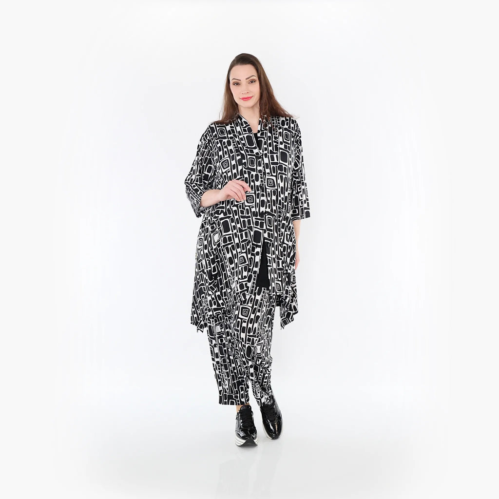 AKH Fashion Jacke 6970 Midnight, Schwarz/Weiß