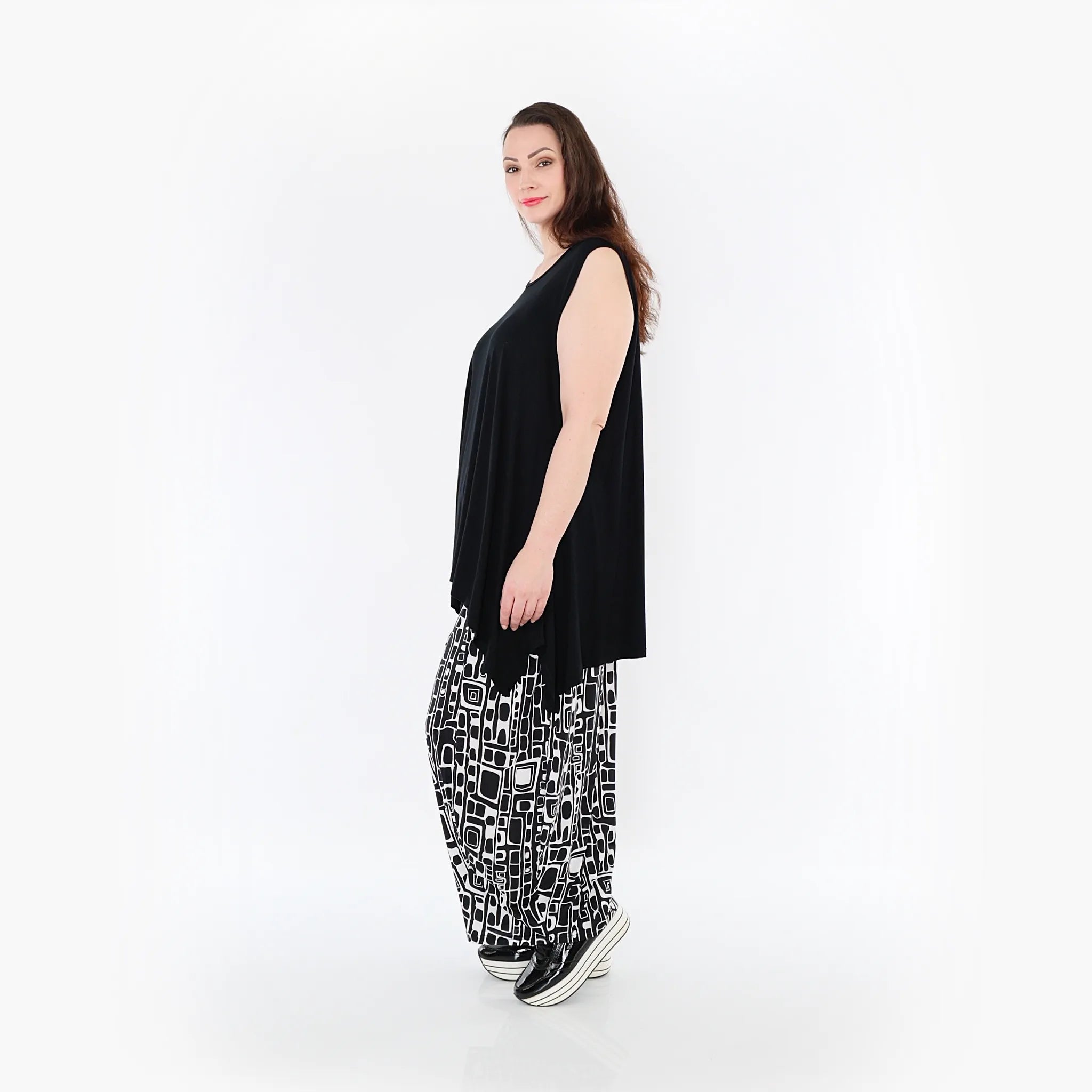 AKH Fashion Hose 8069 Midnight, Schwarz/Weiß