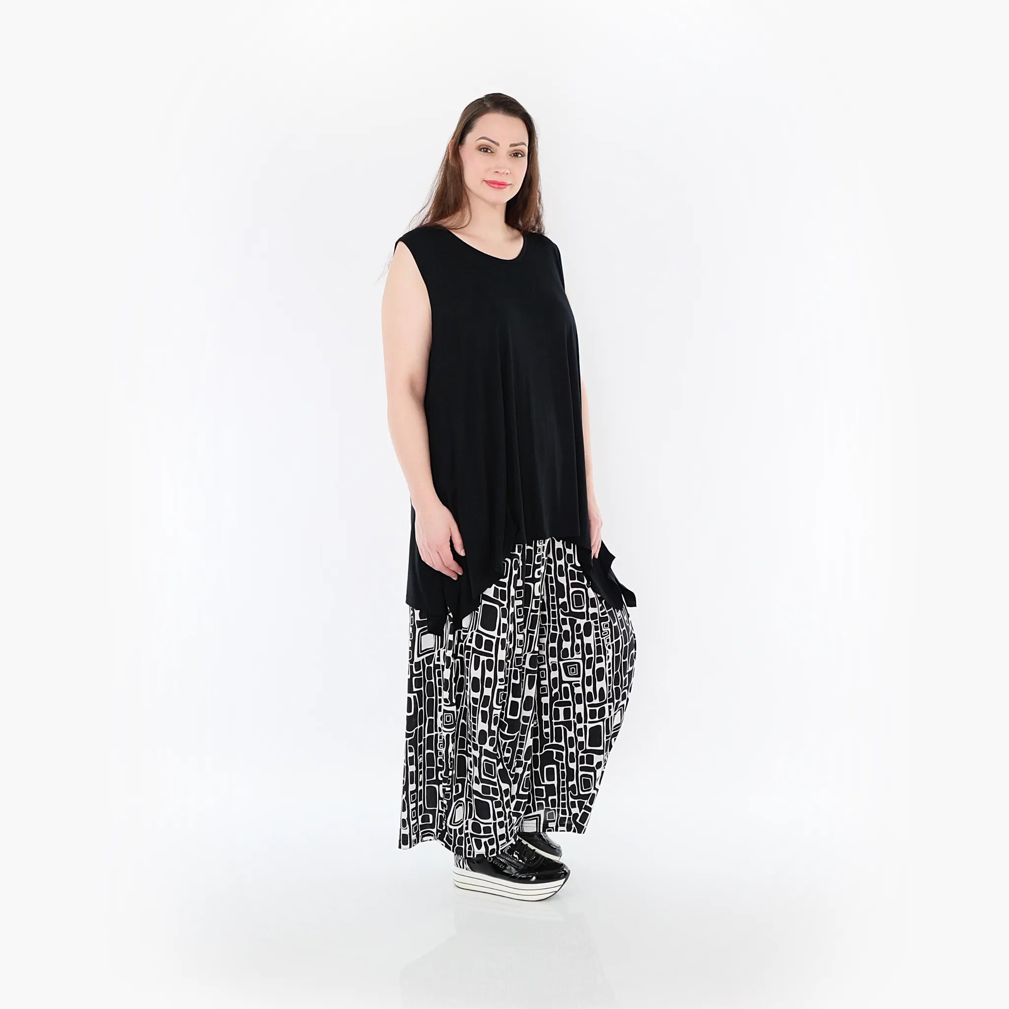 AKH Fashion Hose 8069 Midnight, Schwarz/Weiß
