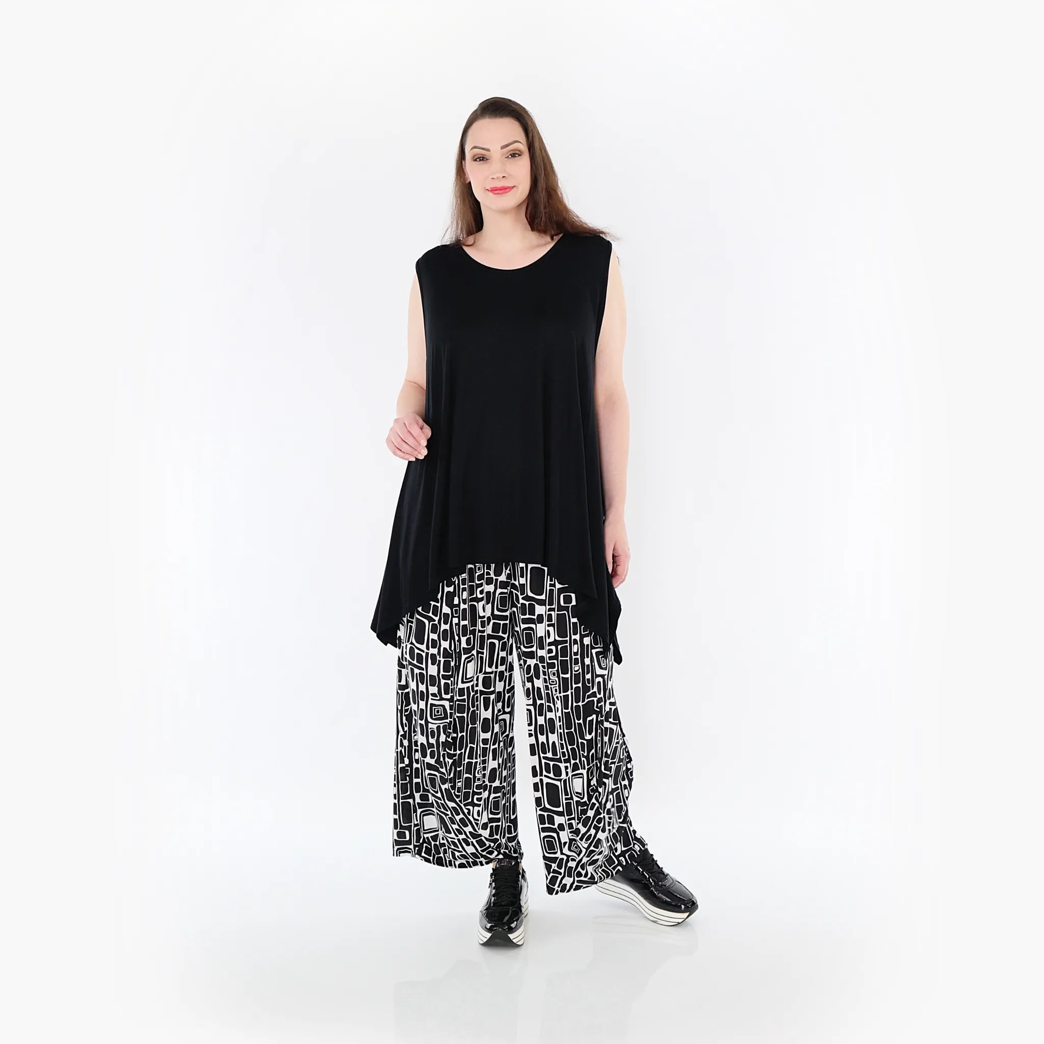 AKH Fashion Hose 8069 Midnight, Schwarz/Weiß