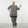 AKH Fashion Shirt 1892 Ripple, Schwarz/Weiß