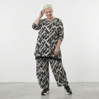 AKH Fashion Shirt 1892 Ripple, Schwarz/Weiß