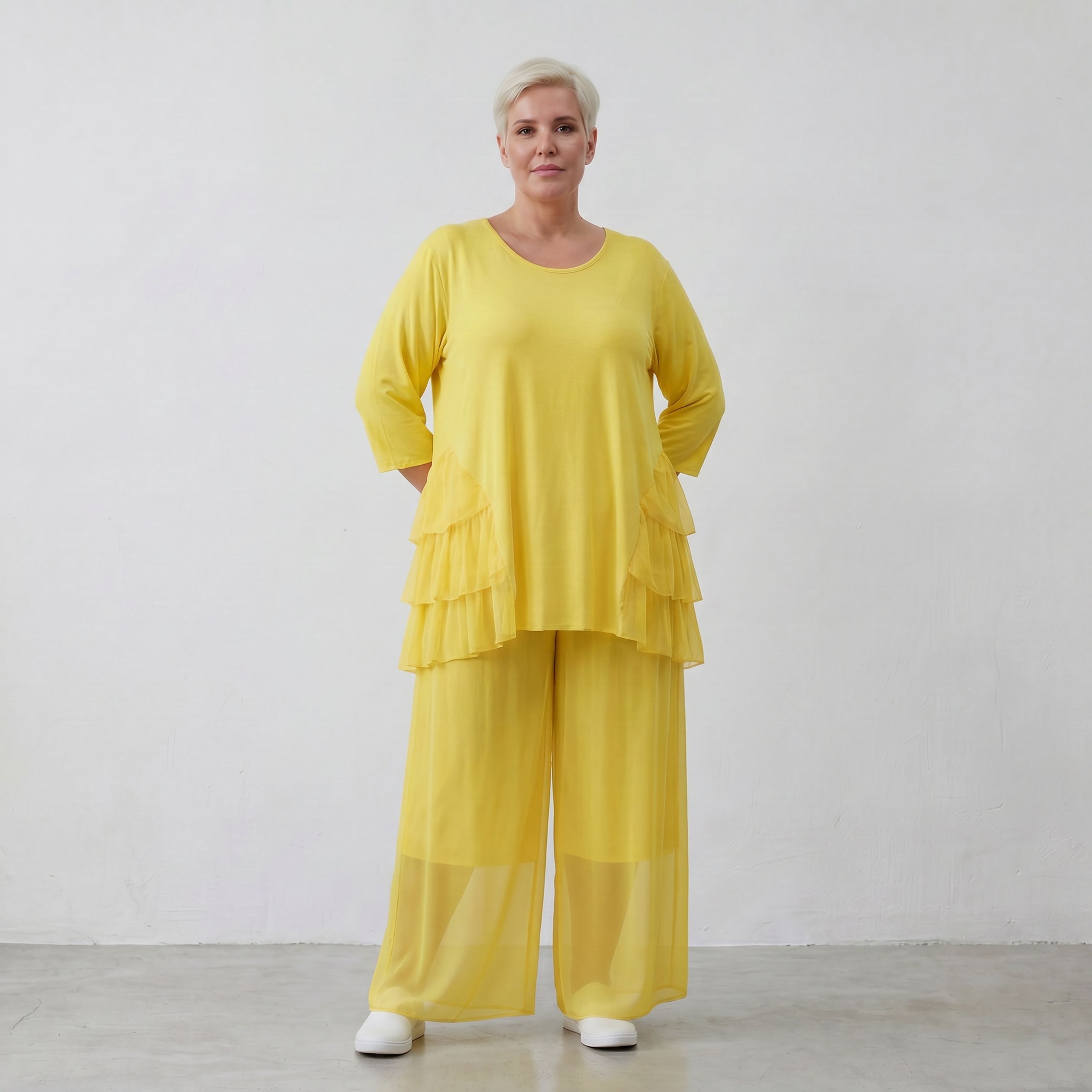 AKH Fashion Shirt 6862 Priya, Gelb