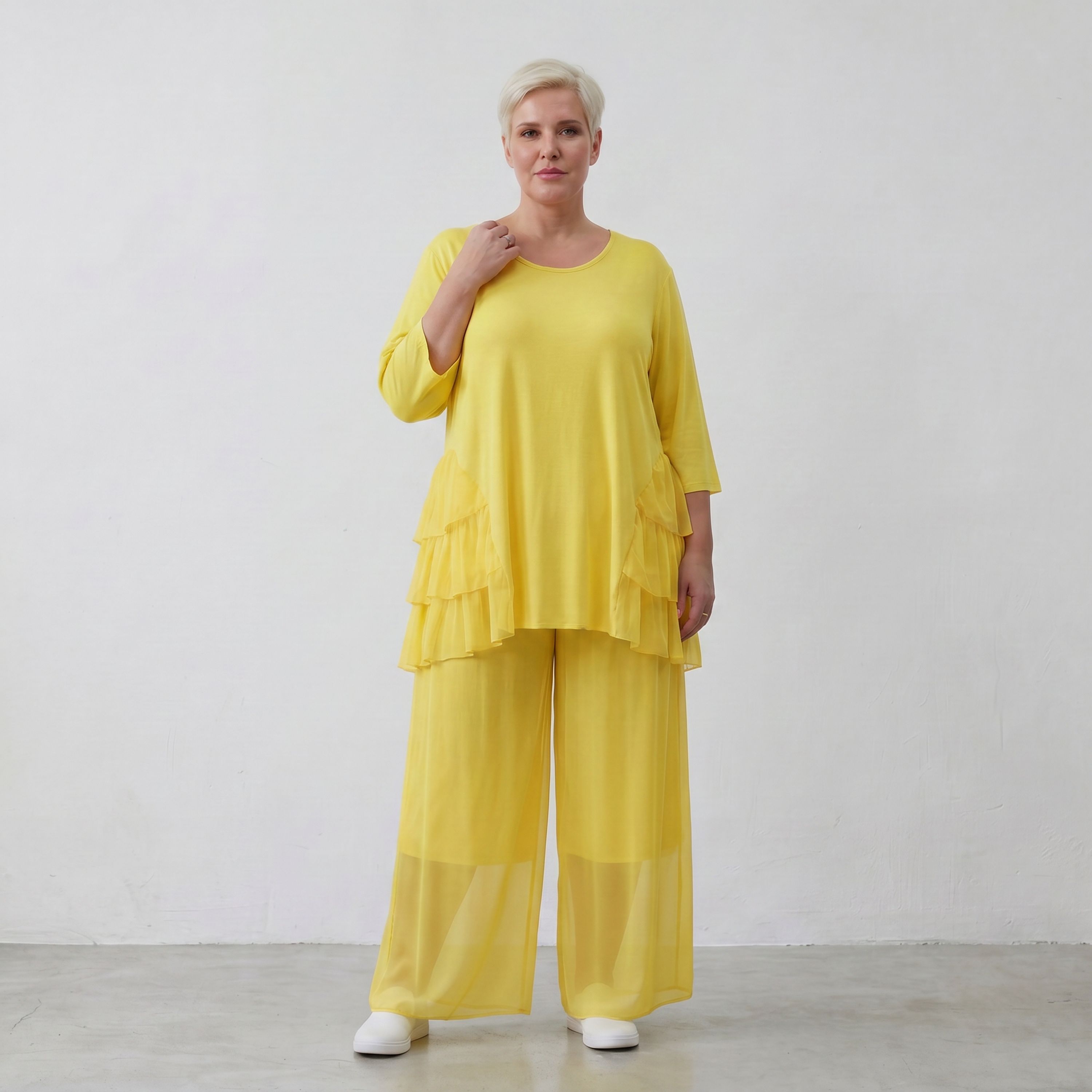 AKH Fashion Shirt 6862 Priya, Gelb