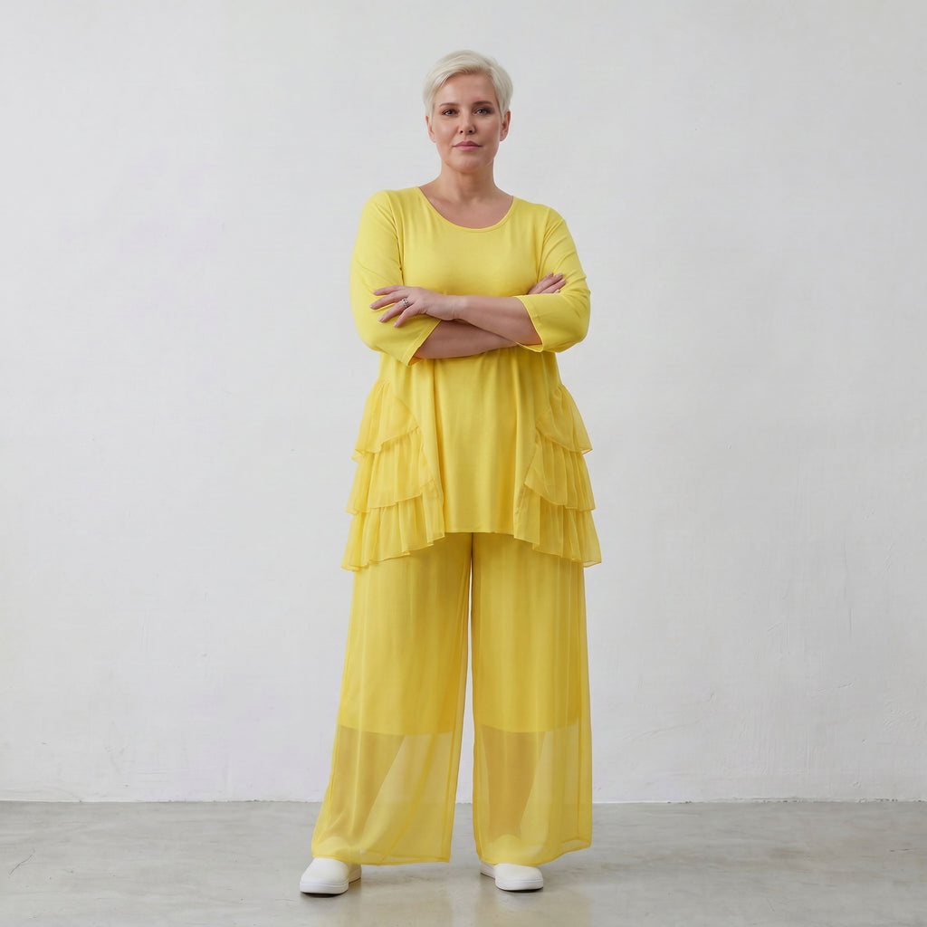 AKH Fashion Shirt 6862 Priya, Gelb