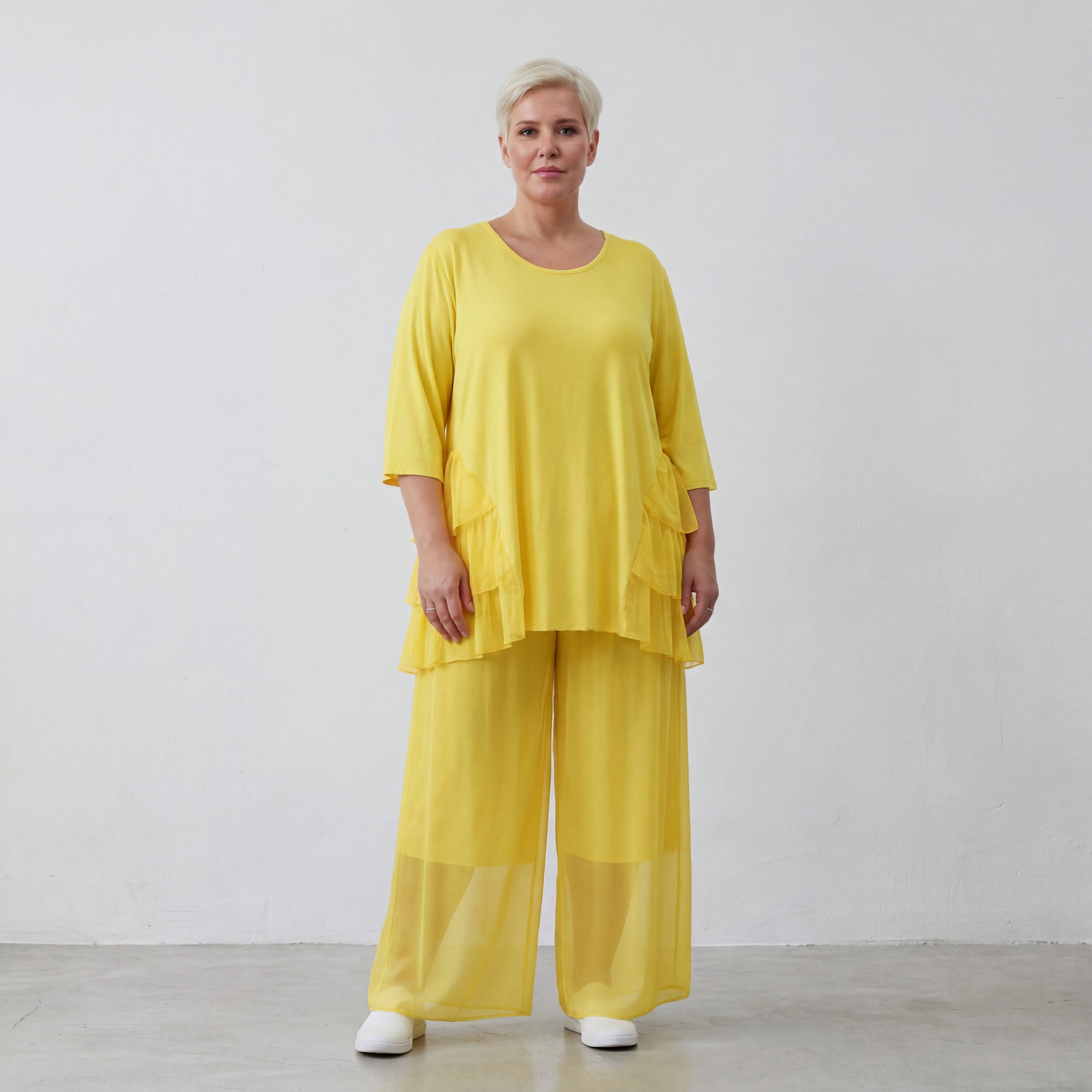 AKH Fashion Shirt 6862 Priya, Gelb
