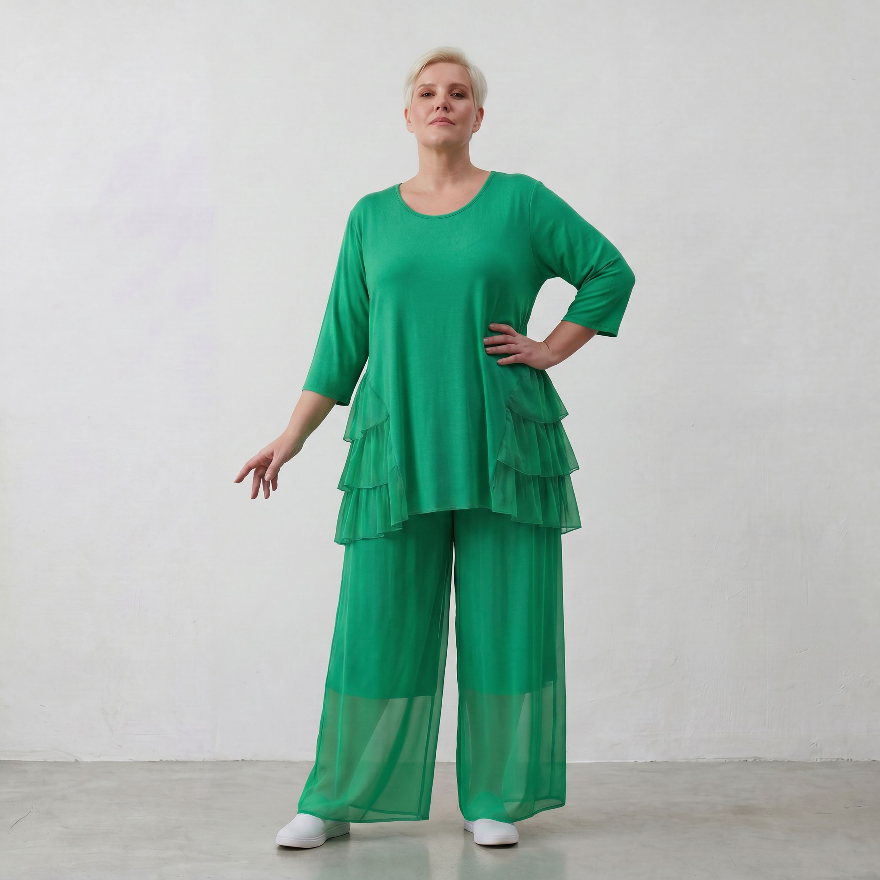 AKH Fashion Shirt 6862 Priya, Grün