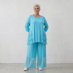 AKH Fashion 6862 Big Shirt, Turquoise