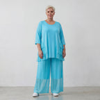 AKH Fashion 6862 Big Shirt, Turquoise
