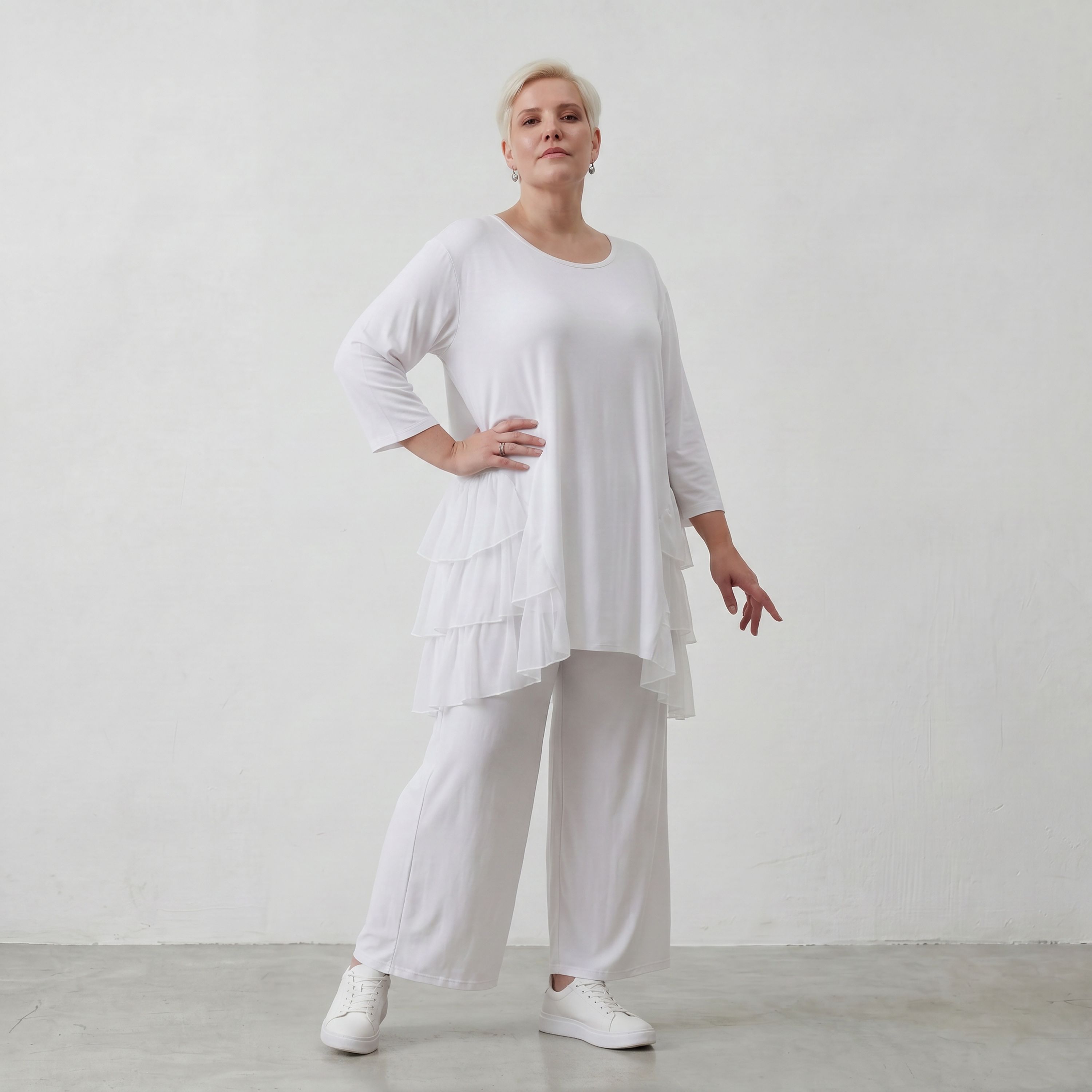 AKH Fashion Shirt 6862 Priya, Weiß