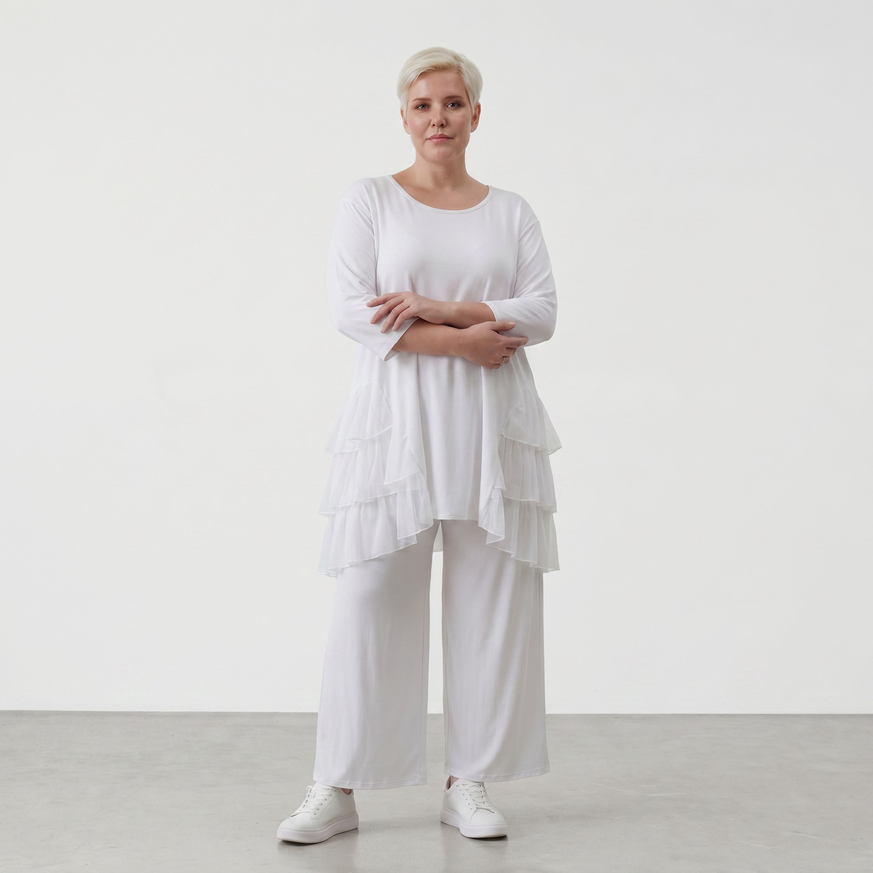 AKH Fashion Shirt 6862 Priya, Weiß