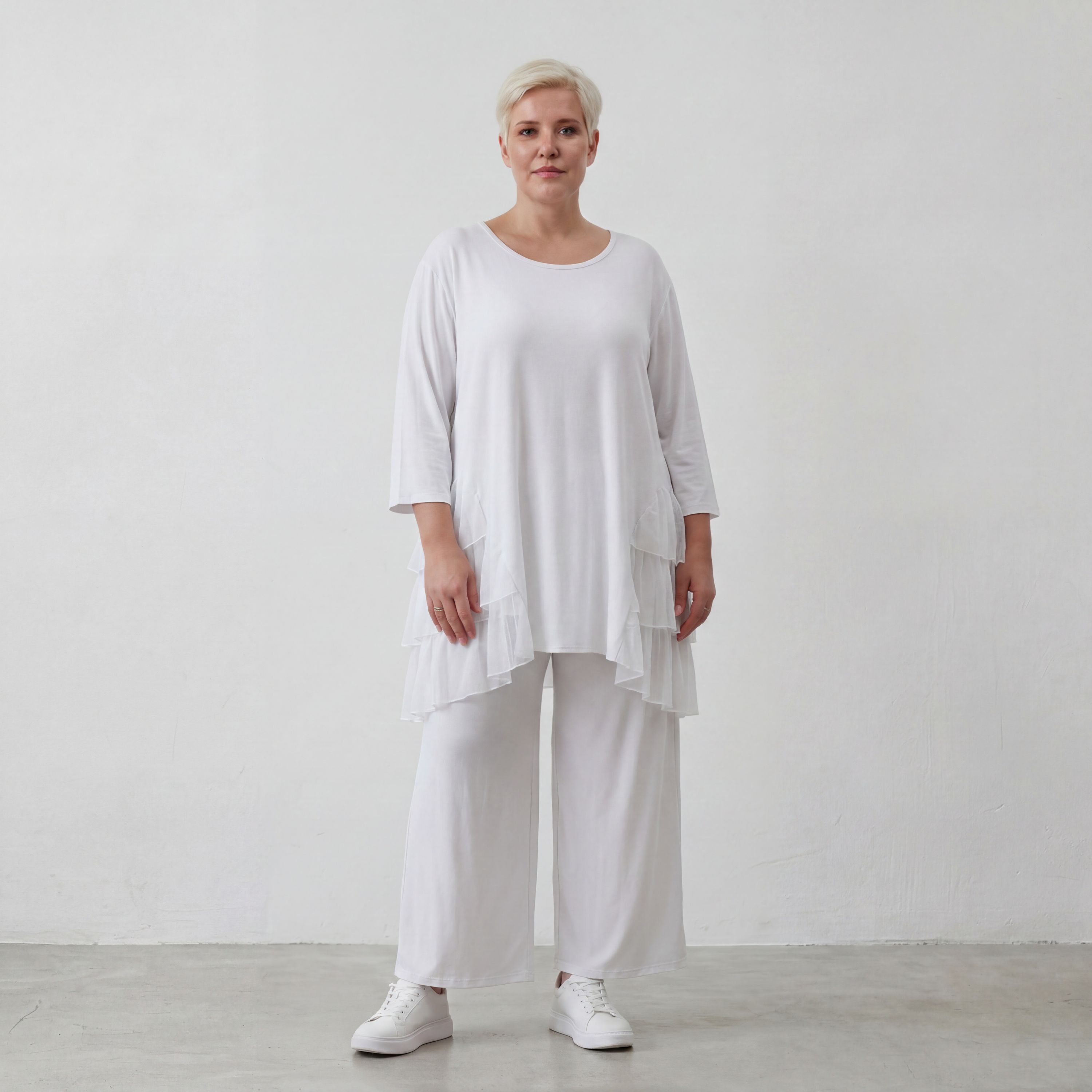 AKH Fashion Shirt 6862 Priya, Weiß