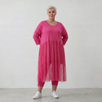 AKH Fashion Kleid 7046 Priya, Fuchsia