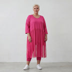 AKH Fashion Kleid 7046 Priya, Fuchsia