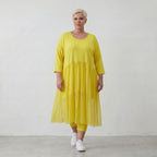 Robe AKH Fashion 7046, jaune