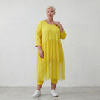 Robe AKH Fashion 7046, jaune