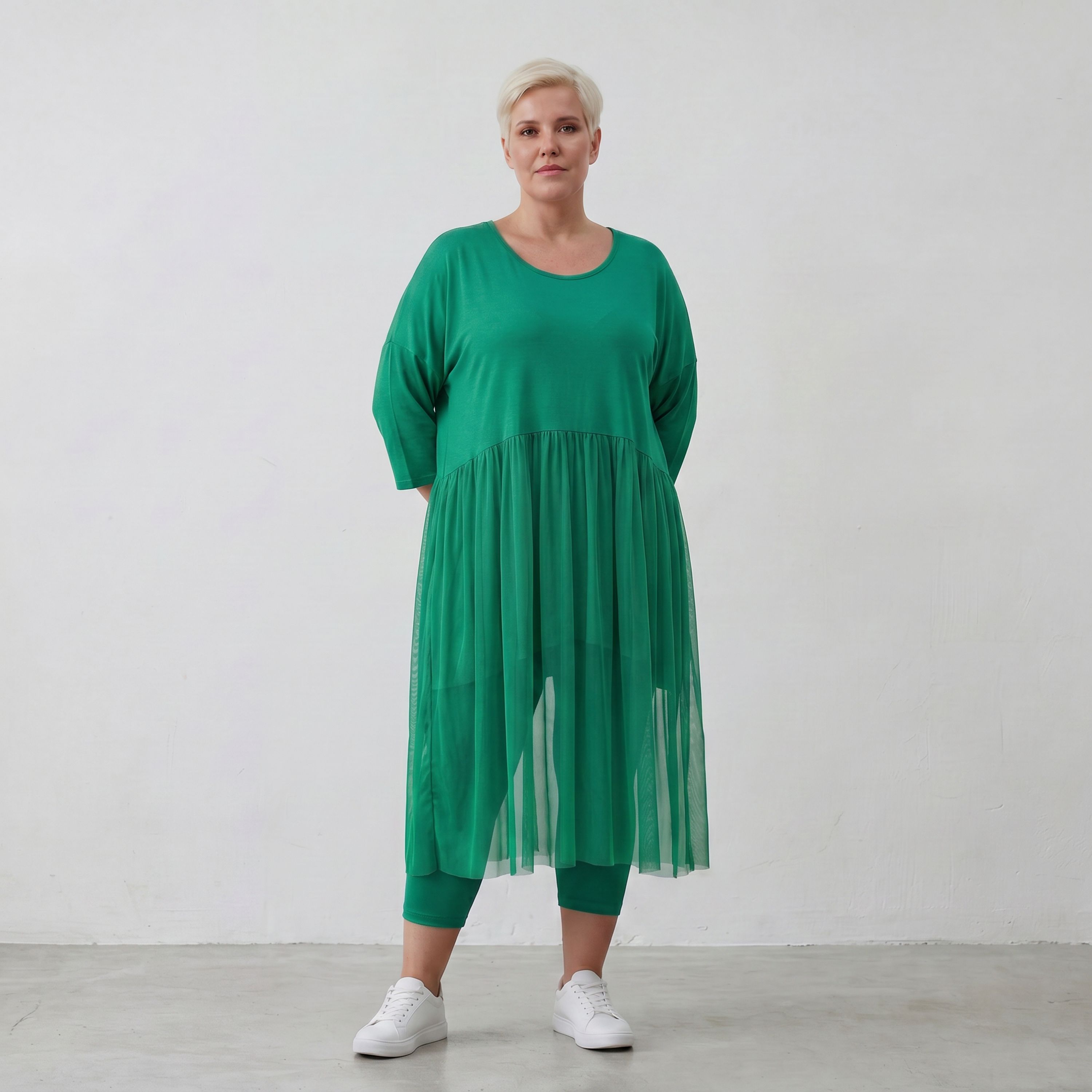 AKH Fashion Kleid 7046 Priya, Grün