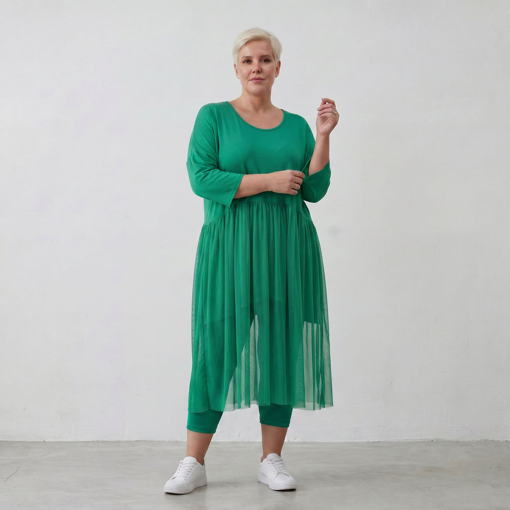 AKH Fashion Kleid 7046 Priya, Grün