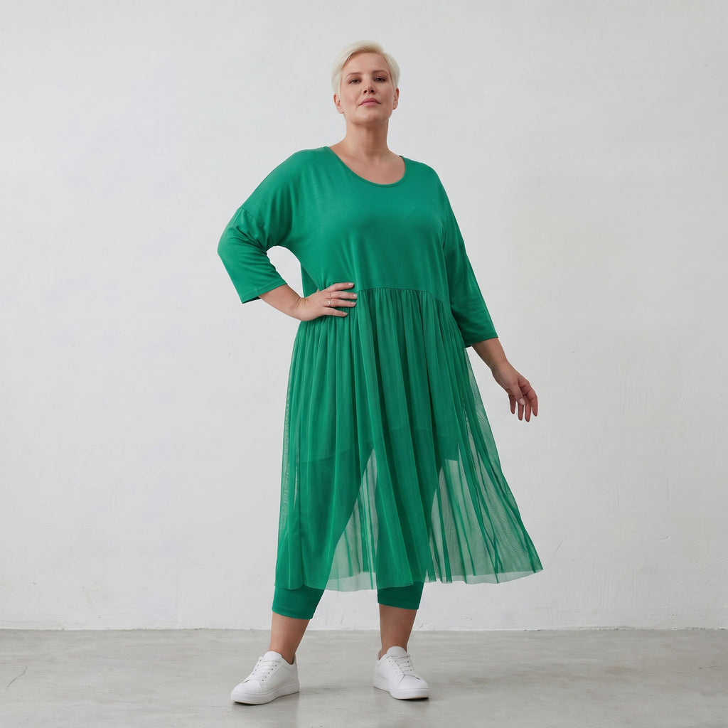 AKH Fashion Kleid 7046 Priya, Grün