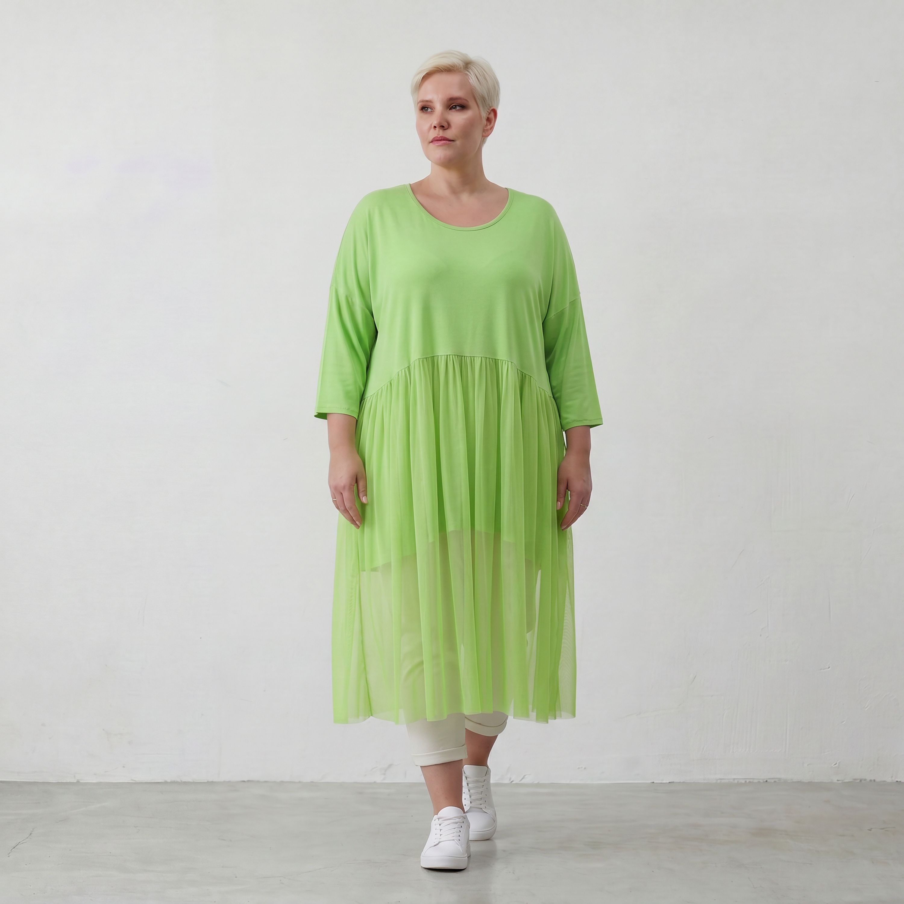 AKH Fashion Kleid 7046 Priya, Lime