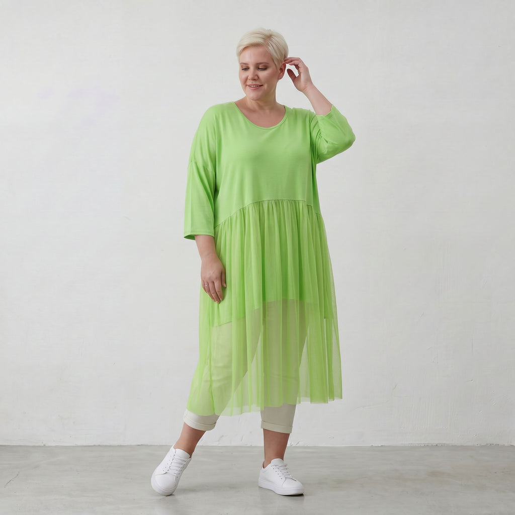AKH Fashion Kleid 7046 Priya, Lime