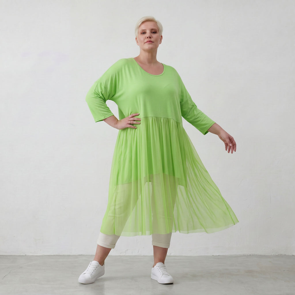 AKH Fashion Kleid 7046 Priya, Lime