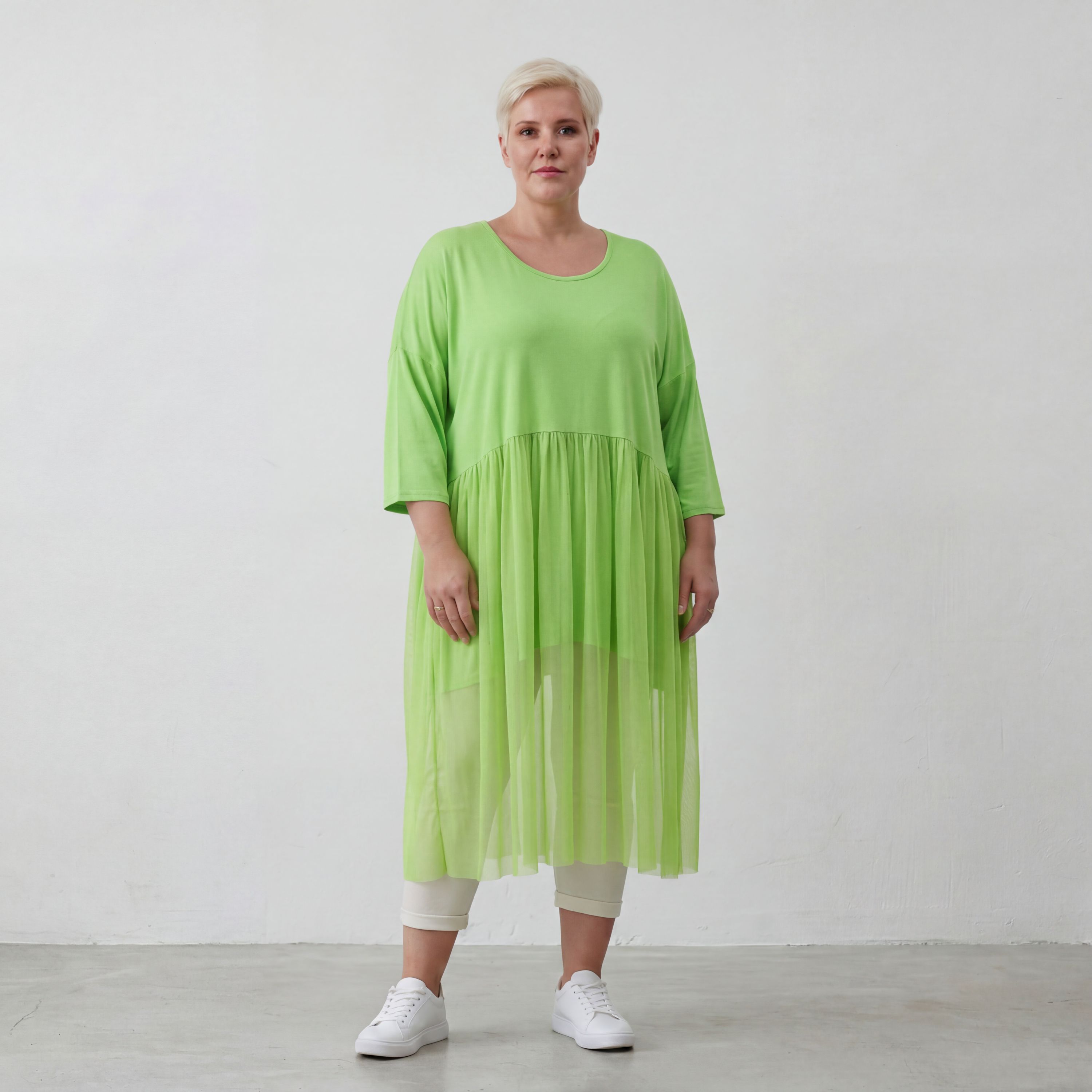 AKH Fashion Kleid 7046 Priya, Lime
