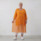 AKH Fashion Kleid 7046 Priya, Orange