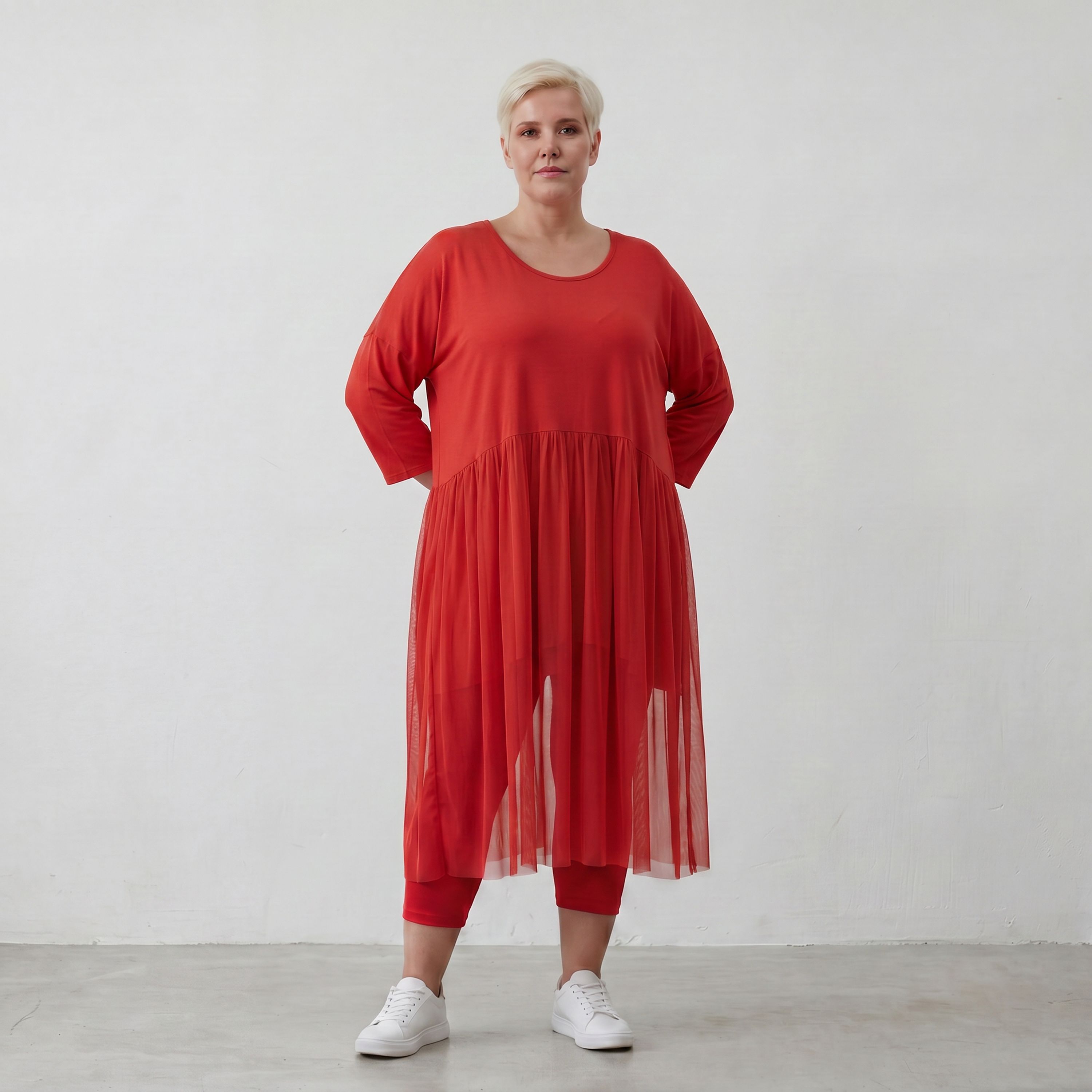 AKH Fashion Kleid 7046 Priya, Rot