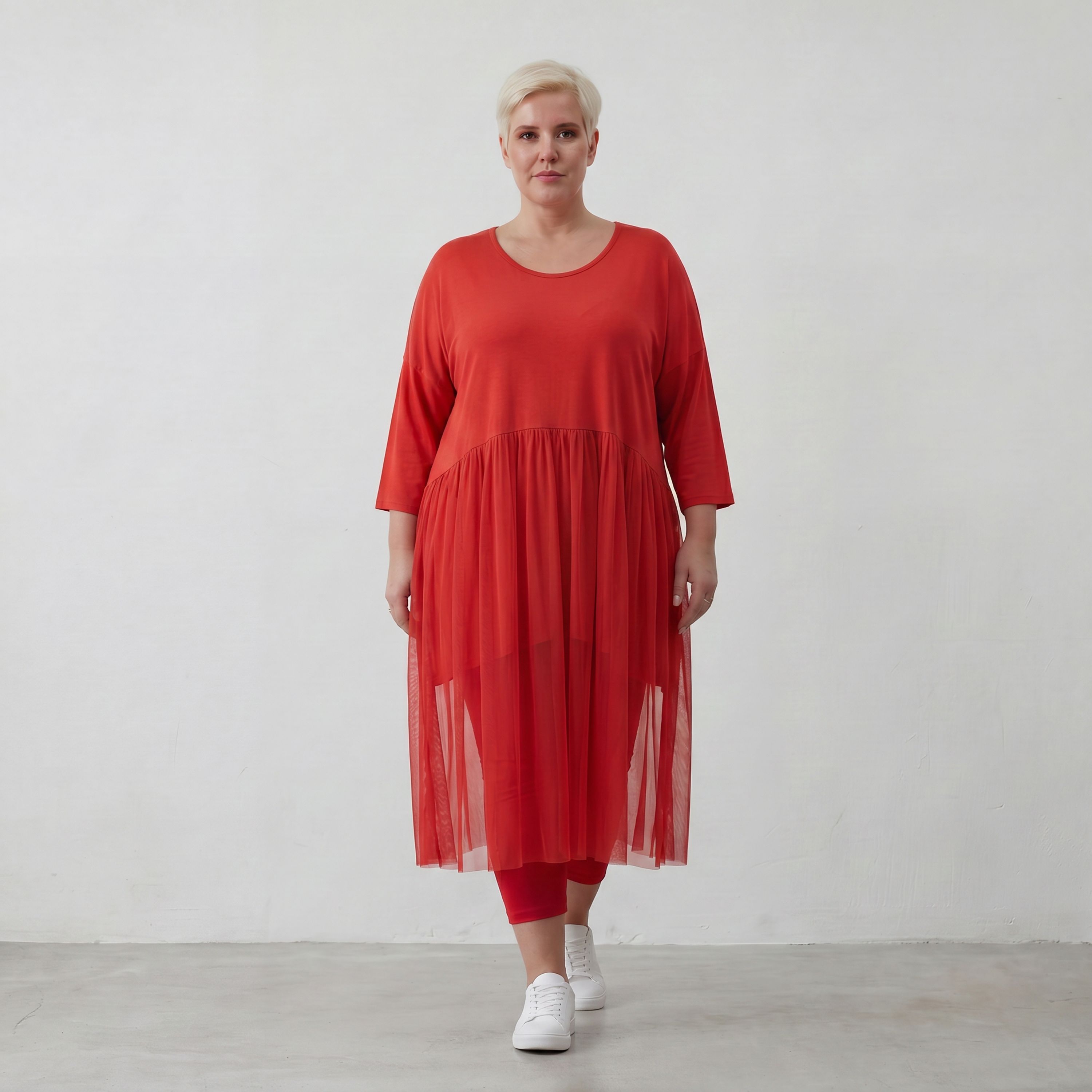 AKH Fashion Kleid 7046 Priya, Rot