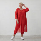 AKH Fashion Kleid 7046 Priya, Rot